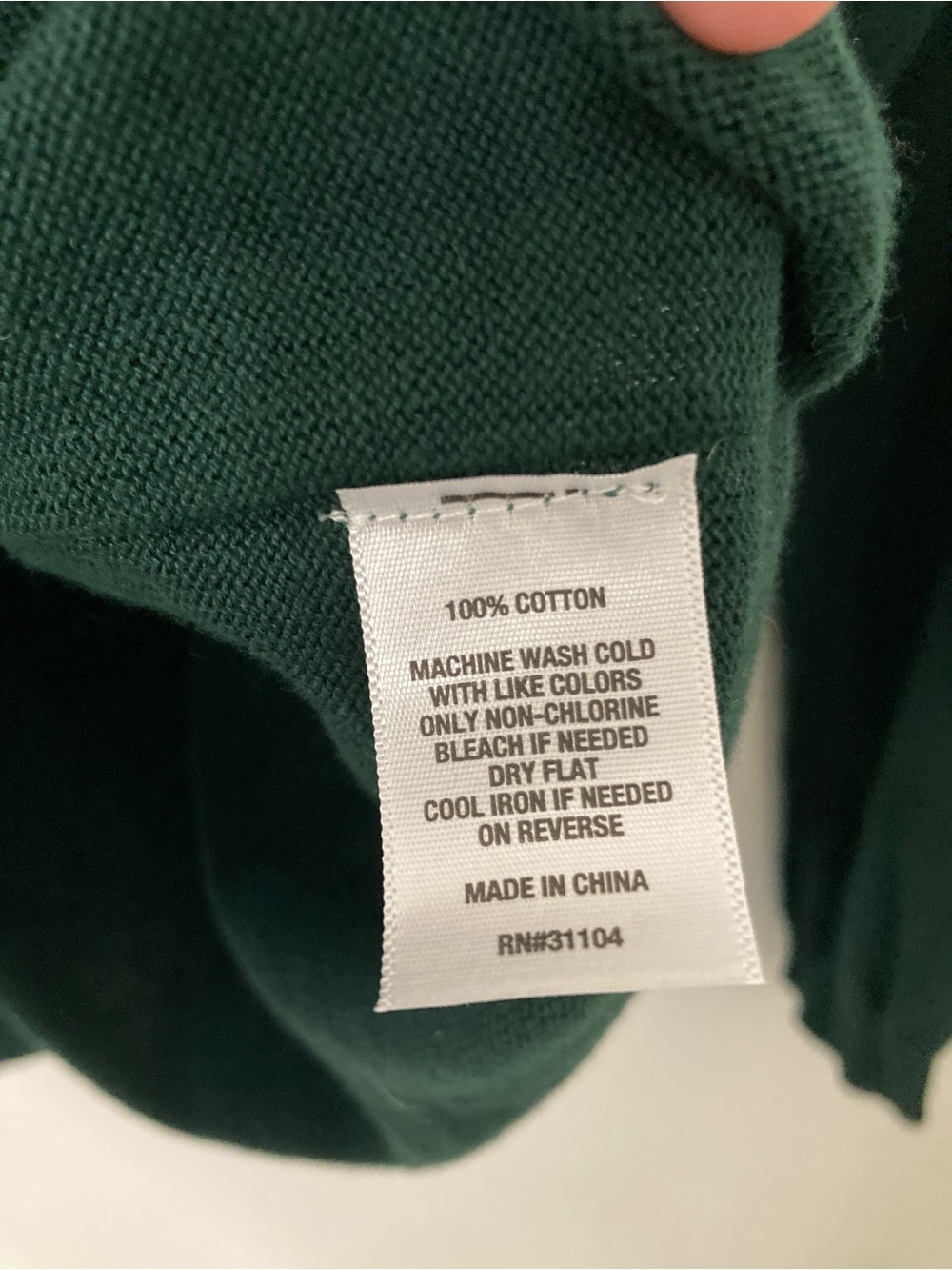 Wonderly Forest Green Crewneck Pullover Sweater Size S - Picture 3 of 6
